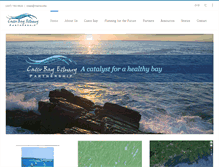 Tablet Screenshot of cascobayestuary.org